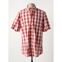 BRIGGS & MANSFIELD - Chemise manches courtes rouge en coton - Homme - Taille M - Modz