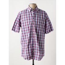 BRIGGS & MANSFIELD - Chemise manches courtes bleu en coton - Homme - Taille M - Modz