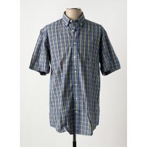 BRIGGS & MANSFIELD - Chemise manches courtes bleu en coton - Homme - Taille M - Modz