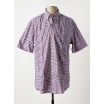 BRIGGS & MANSFIELD - Chemise manches courtes rouge en coton - Homme - Taille M - Modz