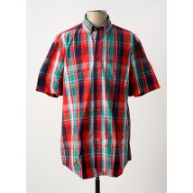 J.T ASCOTT - Chemise manches courtes orange en coton - Homme - Taille M - Modz