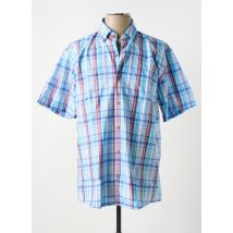 LEVORATTO - Chemise manches courtes bleu en polyester - Homme - Taille M - Modz