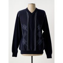 EMBLEMATIC - Pull bleu en merinos - Homme - Taille L - Modz