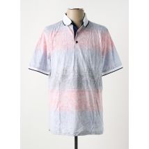 LOUIS VICTOR - Polo bleu en coton - Homme - Taille 6XL - Modz