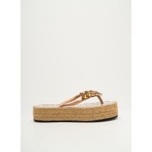 INDAIA - Tongs marron en autre matiere - Femme - Taille 37 - Modz