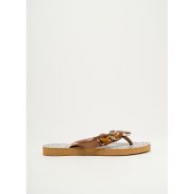 INDAIA - Tongs marron en autre matiere - Femme - Taille 37 - Modz