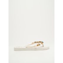 INDAIA - Tongs blanc en autre matiere - Femme - Taille 37 - Modz