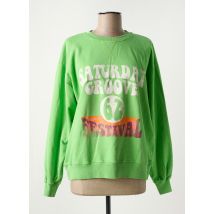 BREWSTER - Sweat-shirt vert en coton - Femme - Taille 40 - Modz