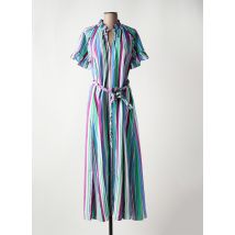 POM AMSTERDAM - Robe longue bleu en viscose - Femme - Taille 38 - Modz