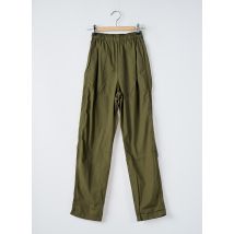 ATELIERS FRANÇAIS DE CONFECTION - Pantalon droit vert en coton - Femme - Taille 40 - Modz