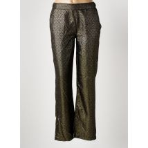 ATELIERS FRANÇAIS DE CONFECTION - Pantalon droit or en acetate - Femme - Taille 38 - Modz