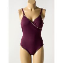 BLUELOBSTER - Maillot de bain 1 pièce violet en polyamide - Femme - Taille 38 - Modz