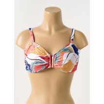 BLUELOBSTER - Haut de maillot de bain orange en polyamide - Femme - Taille 44 - Modz