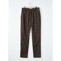 MEN - Pantalon chino marron en polyester - Homme - Taille TU - Modz