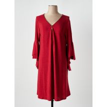JULIE D'ORLEAC - Robe mi-longue rouge en polyester - Femme - Taille 42 - Modz