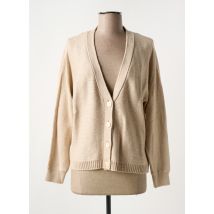 STREET ONE - Gilet manches longues beige en coton - Femme - Taille 42 - Modz