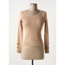 FRIME - Pull beige en viscose - Femme - Taille 38 - Modz