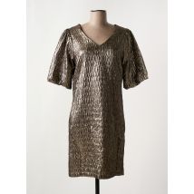 GEISHA - Robe mi-longue or en polyester - Femme - Taille 36 - Modz
