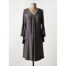 JULIE D'ORLEAC - Robe courte argent en polyester - Femme - Taille 40 - Modz