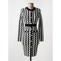 FRIME - Robe mi-longue noir en viscose - Femme - Taille 36 - Modz