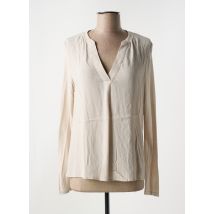 OUI - Blouse beige en viscose - Femme - Taille 42 - Modz