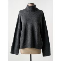 GEISHA - Pull col roulé gris en acrylique - Femme - Taille 40 - Modz