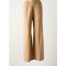 RUE MAZARINE - Pantalon large marron en viscose - Femme - Taille 38 - Modz