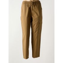 S.OLIVER - Pantalon 7/8 marron en coton - Femme - Taille TU - Modz