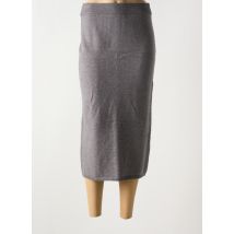 GEISHA - Jupe longue gris en viscose - Femme - Taille 36 - Modz