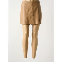 ORAIJE - Jupe short marron en polyurethane - Femme - Taille 36 - Modz