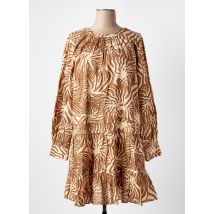 SCOTCH & SODA - Robe mi-longue marron en coton - Femme - Taille 36 - Modz