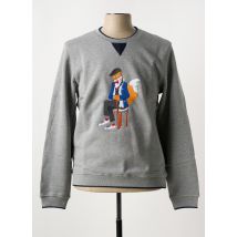CH. K. WILLIAMS - Pull gris en coton - Homme - Taille XL - Modz
