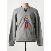 CH. K. WILLIAMS - Pull gris en coton - Homme - Taille L - Modz