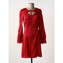 SYMBIOSE - Robe courte rouge en viscose - Femme - Taille 38 - Modz