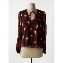 SYMBIOSE - Blouse marron en polyester - Femme - Taille 40 - Modz