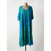 ANGEL CIRCLE - Robe mi-longue bleu en viscose - Femme - Taille 42 - Modz