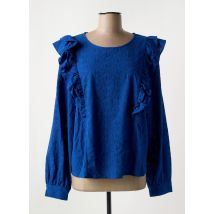 SYMBIOSE - Blouse bleu en coton - Femme - Taille 44 - Modz