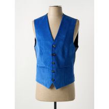 CH. K. WILLIAMS - Gilet sans manche bleu en coton - Homme - Taille 3XL - Modz