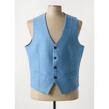 CH. K. WILLIAMS - Gilet sans manche bleu en coton - Homme - Taille 4XL - Modz