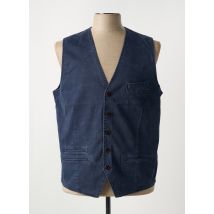CH. K. WILLIAMS - Gilet sans manche bleu en coton - Homme - Taille XL - Modz