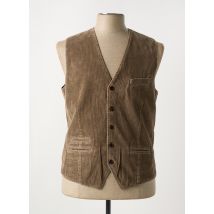 CH. K. WILLIAMS - Gilet sans manche marron en coton - Homme - Taille L - Modz