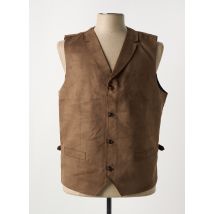 CH. K. WILLIAMS - Gilet sans manche marron clair en polyester - Homme - Taille L - Modz