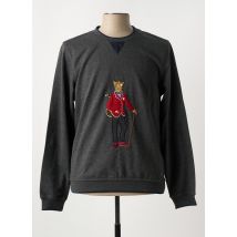 CH. K. WILLIAMS - Pull gris fonce en coton - Homme - Taille L - Modz