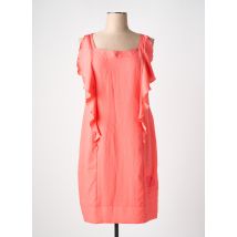 LE PETIT BAIGNEUR - Robe mi-longue rose en polyester - Femme - Taille 40 - Modz