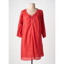 BOHEMIAN CHIQUE - Robe mi-longue rouge en coton - Femme - Taille 36 - Modz