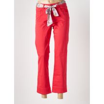 PARA MI - Pantalon 7/8 rouge en coton - Femme - Taille 40 - Modz