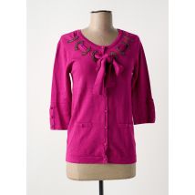 SPARKLE BY ETINCELLE - Gilet manches longues violet en coton - Femme - Taille 36 - Modz