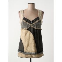 ELISA CAVALETTI - Top beige en coton - Femme - Taille 38 - Modz
