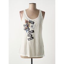 ANGELS NEVER DIE - Débardeur beige en polyester - Femme - Taille 40 - Modz