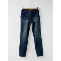 LEGZSKIN - Jeans coupe slim bleu en coton - Femme - Taille 34 - Modz